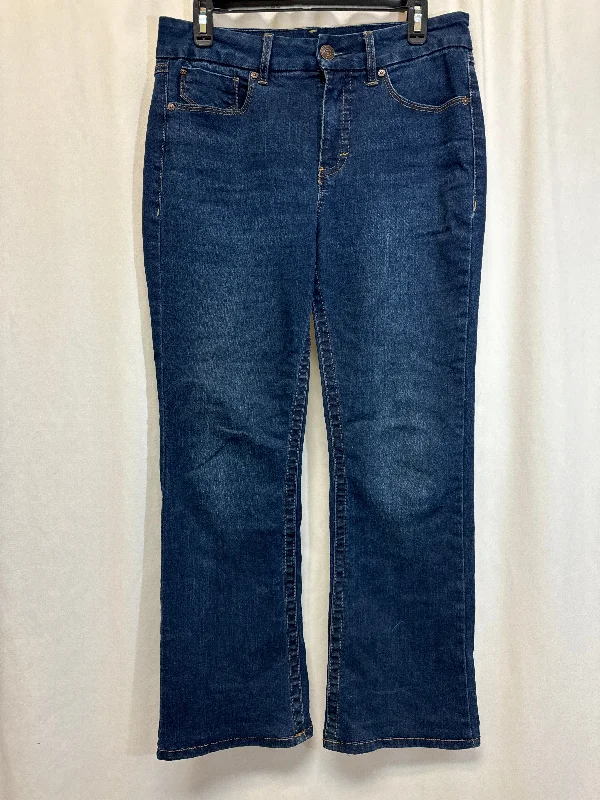 Jeans Straight By Seven 7 In Blue, Size: 8