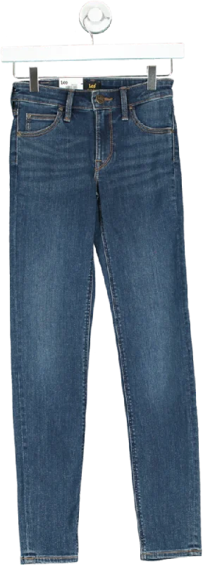 Lee Blue Scarlett Skinny Jeans UK W24